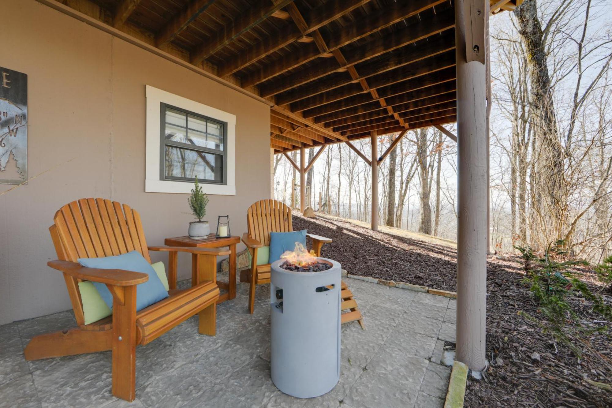 Mtn Views And Fire Pit Couples Escape In Mars Hill Villa Luaran gambar