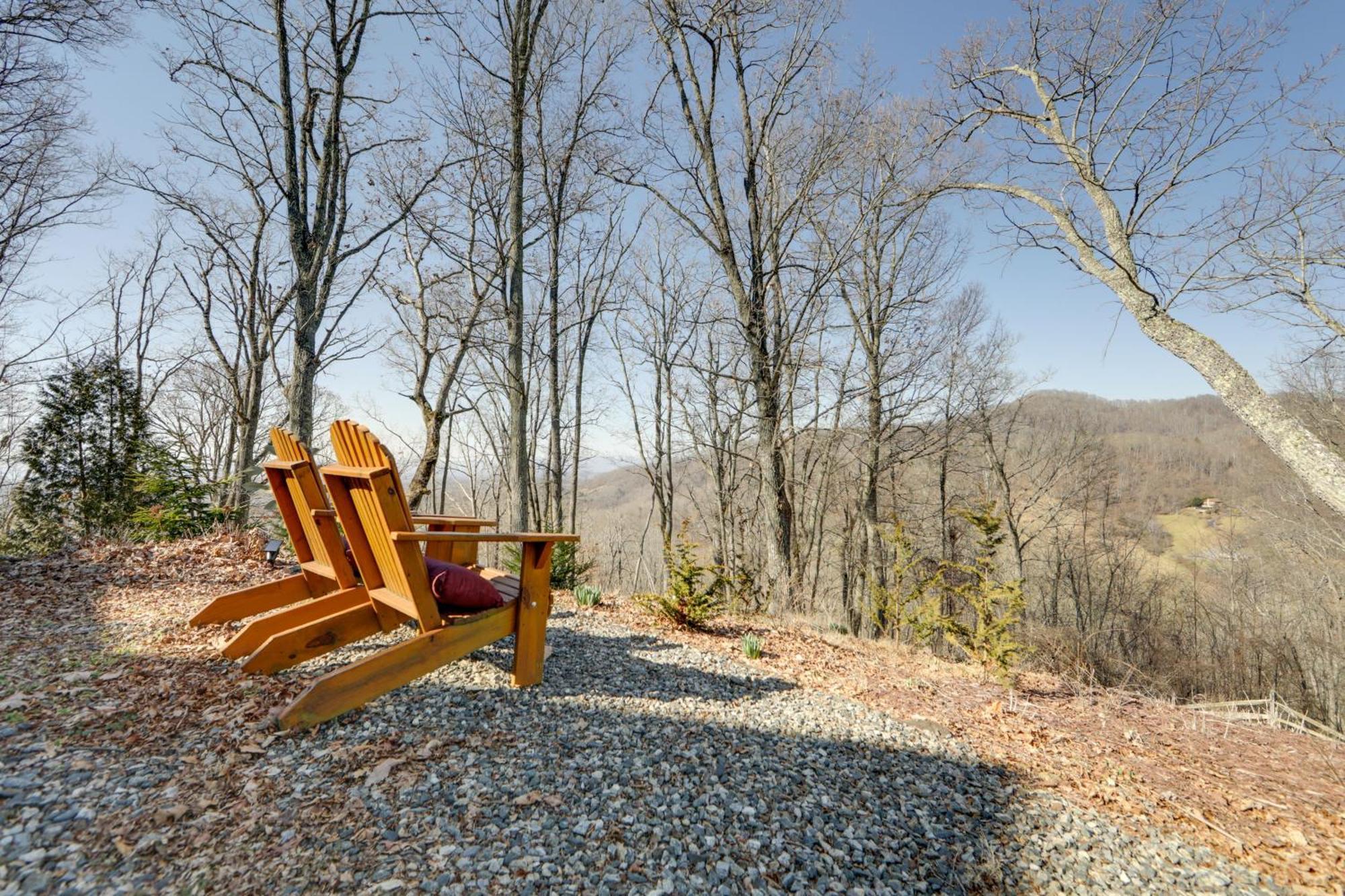 Mtn Views And Fire Pit Couples Escape In Mars Hill Villa Luaran gambar