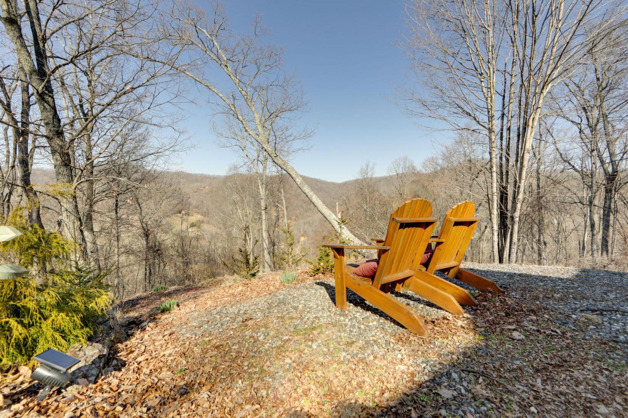 Mtn Views And Fire Pit Couples Escape In Mars Hill Villa Luaran gambar
